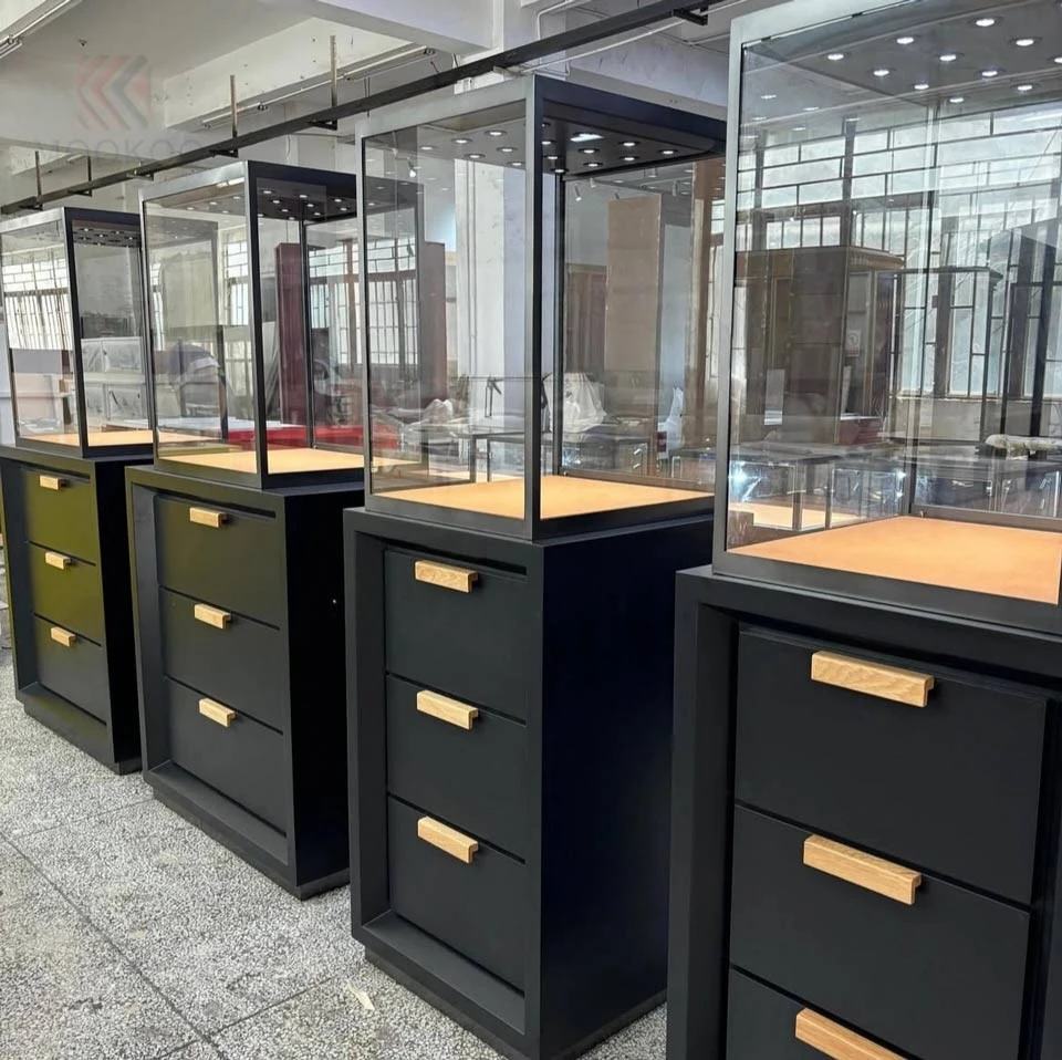 Boutique Display Counter With Drawers factory