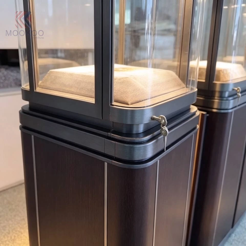 Jewelry Glass Display Cabinets Wangdian Display high quality