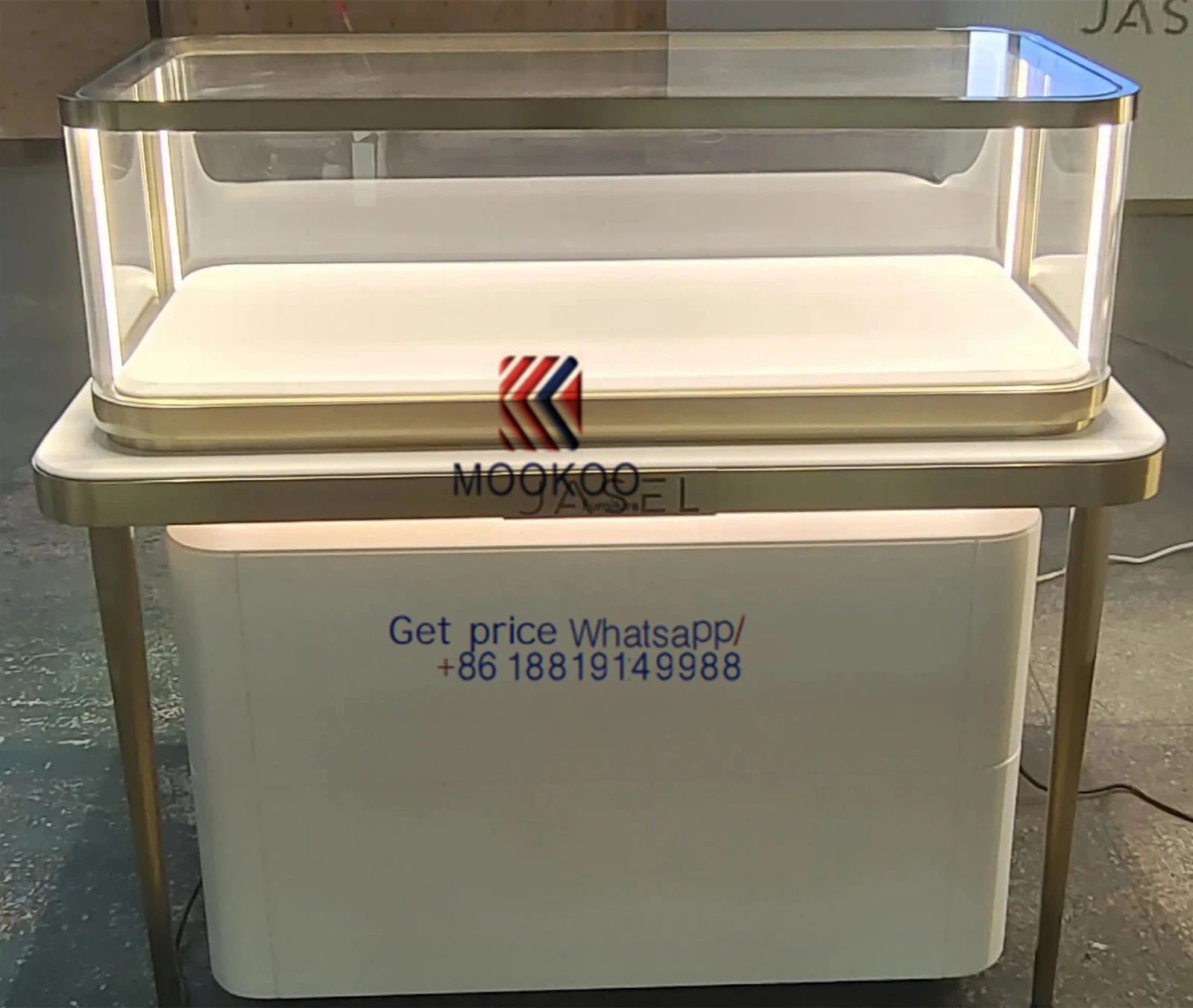 Cartier display showcase gold cabinet 12 Cartier display showcase gold cabinet 12