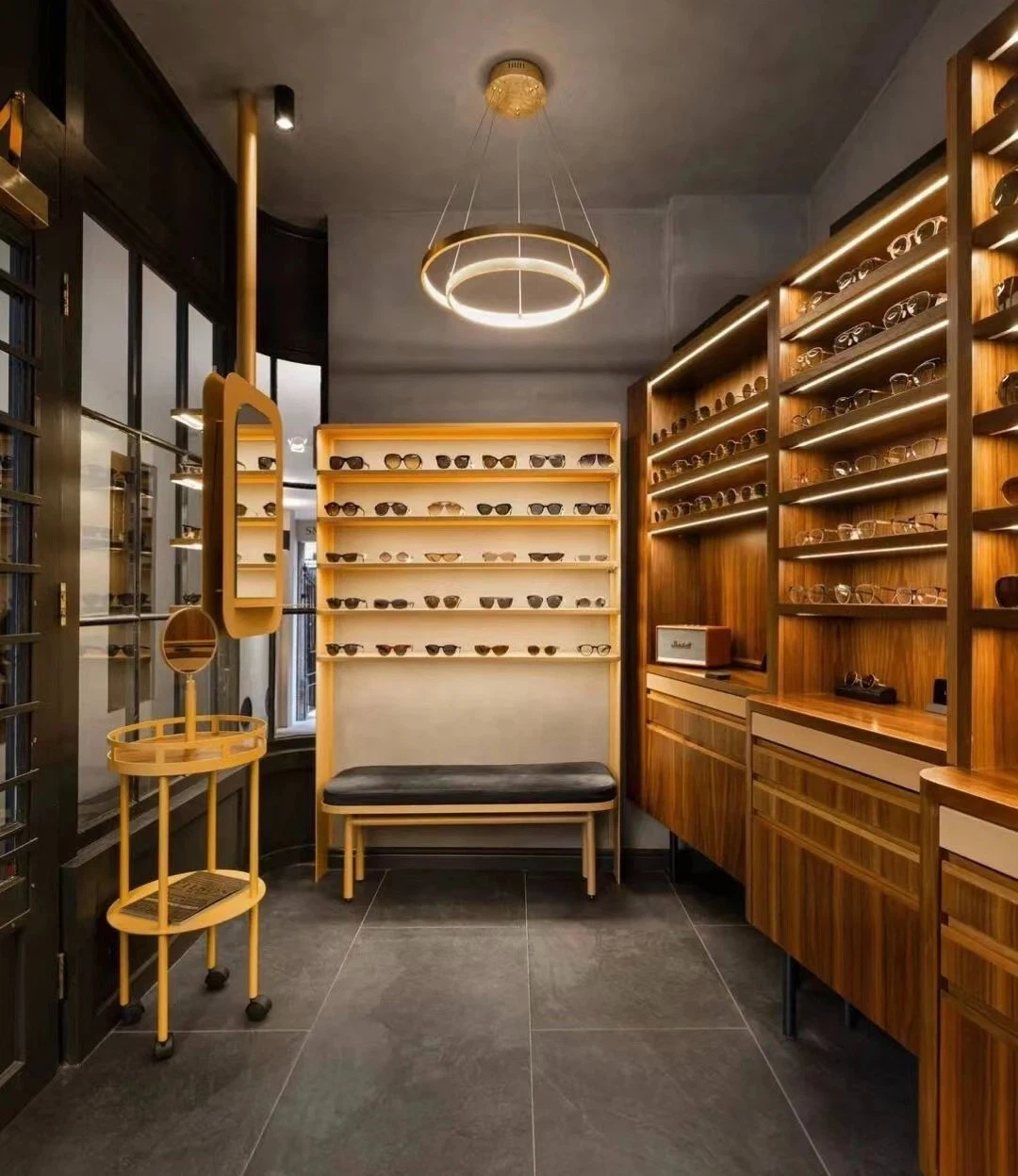 Store Sunglass Wooden Furniture Showcase