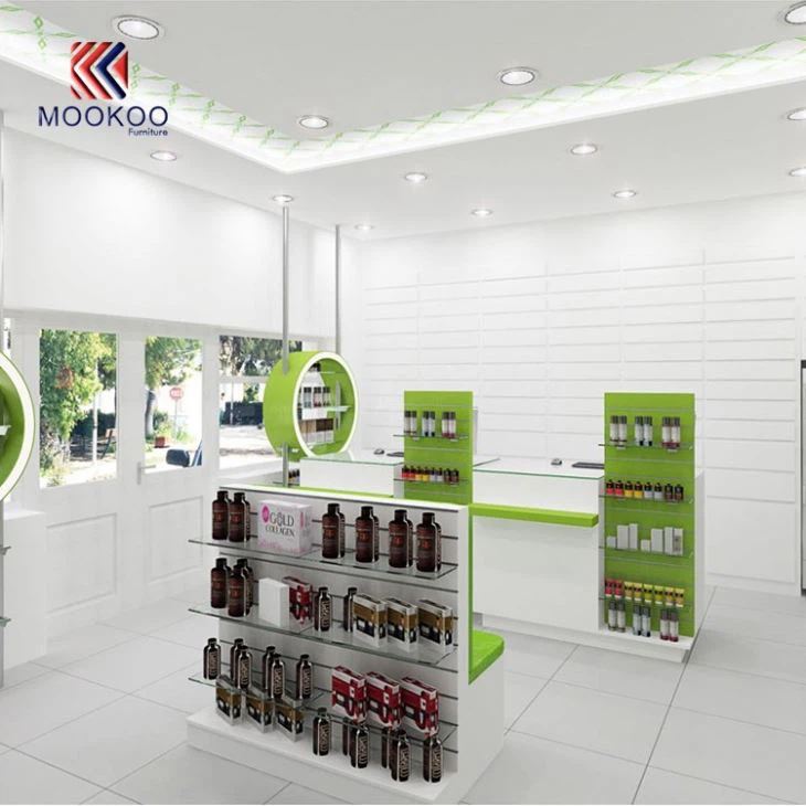 Pharmacies Shop Display Counter Design