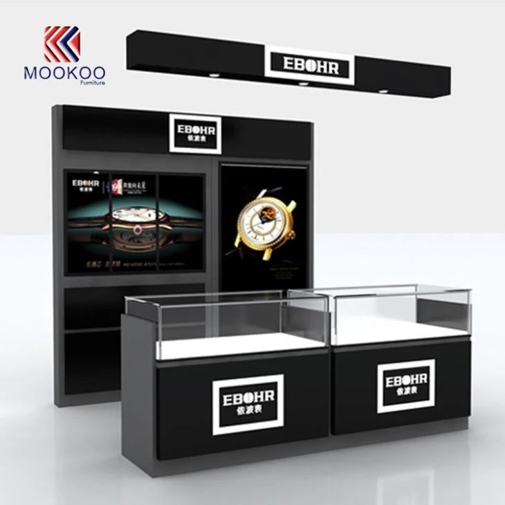 Crni high end watch kiosk