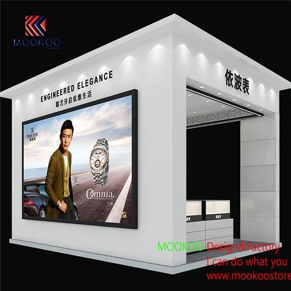 Elegant Watch Kiosk For Mall